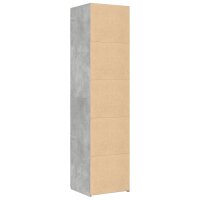 vidaXL Highboard Betongrau 45x42,5x185 cm Holzwerkstoff