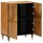 vidaXL Beistellschrank 60x33x75 cm Massivholz Mango