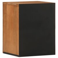 vidaXL Bad-Wandschrank 38x33x48 cm Massivholz Mango