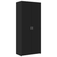 vidaXL Highboard Schwarz 80x42,5x185 cm Holzwerkstoff