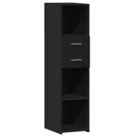 vidaXL Highboard Schwarz 30x42,5x124 cm Holzwerkstoff