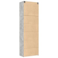 vidaXL Highboard Betongrau 80x42,5x249 cm Holzwerkstoff