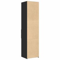 vidaXL Highboard Schwarz 45x42,5x185 cm Holzwerkstoff