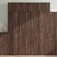 vidaXL Highboard Braun Eichen-Optik 80x42,5x185 cm...