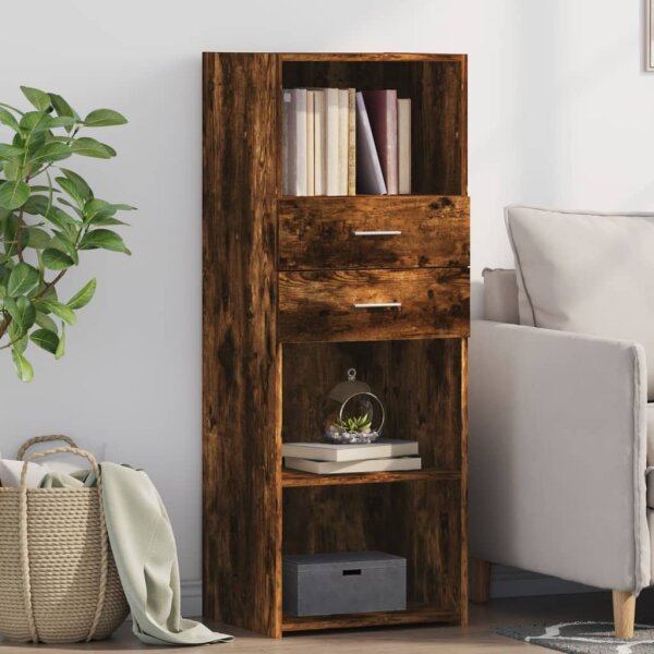 vidaXL Highboard R&auml;uchereiche 45x42,5x124 cm Holzwerkstoff