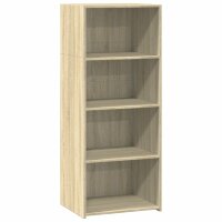 vidaXL Highboard Sonoma-Eiche 50x41x124 cm Holzwerkstoff