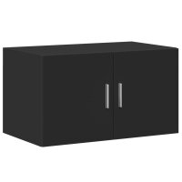 vidaXL Wandschrank Schwarz 70x42,5x40 cm Holzwerkstoff