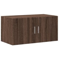 vidaXL Wandschrank Braun Eichen-Optik 80x42,5x40 cm Holzwerkstoff