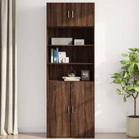 vidaXL Wandschrank Braun Eichen-Optik 80x42,5x40 cm Holzwerkstoff