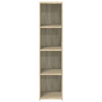 vidaXL Highboard Sonoma-Eiche 30x41x124 cm Holzwerkstoff