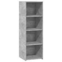 vidaXL Highboard Betongrau 40x41x124 cm Holzwerkstoff