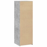 vidaXL Highboard Betongrau 40x41x124 cm Holzwerkstoff