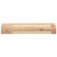 vidaXL Schweberegale 4 Stk. 60x20x4 cm Massivholz Akazie Unbehandelt