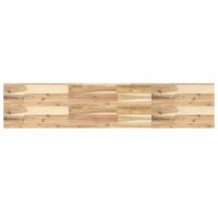 vidaXL Schweberegale 4 Stk. 120x30x4 cm Massivholz Akazie Unbehandelt