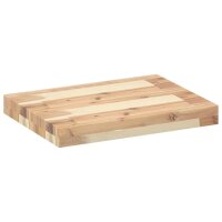 vidaXL Schweberegale 2 Stk. 60x30x4 cm Massivholz Akazie Unbehandelt