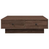 vidaXL Couchtisch Braun Eichen-Optik 90x90x28 cm Holzwerkstoff