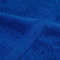 vidaXL Premium-Seift&uuml;cher 10 Stk. Blau 30x30 cm 600 g/m&sup2; Baumwolle