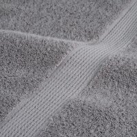 vidaXL Premium-Saunat&uuml;cher 10 Stk Grau 80x200cm 600g/m&sup2; 100% Baumwolle