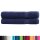 vidaXL Premium-Saunat&uuml;cher 2 Stk. Marineblau 80x200 600g/m&sup2; Baumwolle