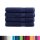 vidaXL Premium-Handt&uuml;cher 4 Stk. Marineblau 100x200 600 g/m&sup2; Baumwolle