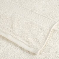 vidaXL Premium-Handt&uuml;cher 2 Stk. Creme 50x100 600 g/m&sup2; 100% Baumwolle