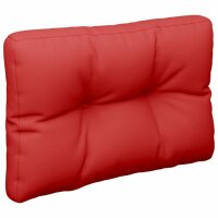 vidaXL Palettenkissen Rot 60x40x12 cm Stoff