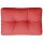 vidaXL Palettenkissen Rot 60x40x12 cm Stoff