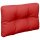 vidaXL Palettenkissen Rot 60x40x12 cm Stoff