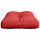 vidaXL Palettenkissen Rot 60x40x12 cm Stoff