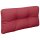 vidaXL Palettenkissen Weinrot 80x40x12 cm Stoff