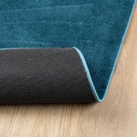 vidaXL Teppich OVIEDO Kurzflor T&uuml;rkis 80x250 cm