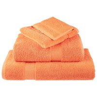 vidaXL Premium-Handt&uuml;cher 2 Stk. Orange 50x100 600 g/m&sup2; 100% Baumwolle