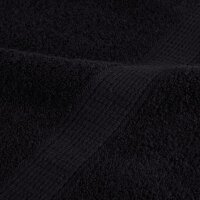 vidaXL Premium-Handt&uuml;cher 4 Stk Schwarz 100x200 600g/m&sup2; 100% Baumwolle