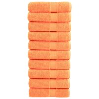 vidaXL Premium-Duschtücher 10 Stk Orange 70x140...