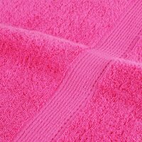 vidaXL Premium-Seift&uuml;cher 2 Stk. Rosa 30x30 cm 600 g/m&sup2; Baumwolle