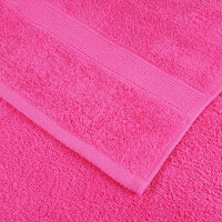 vidaXL Premium-Seift&uuml;cher 2 Stk. Rosa 30x30 cm 600 g/m&sup2; Baumwolle