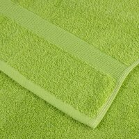 vidaXL Premium-Badet&uuml;cher 2 Stk Gr&uuml;n 100x150cm 600 g/m&sup2; 100% Baumwolle