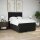 vidaXL Boxspringbett mit Matratze Schwarz 160x200 cm Stoff