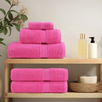 vidaXL Premium-Seift&uuml;cher 10 Stk. Rosa 30x30 cm 600 g/m&sup2; Baumwolle