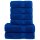 vidaXL 6 tlg. Premium-Handtuch-Set Blau 600 g/m&sup2; 100% Baumwolle