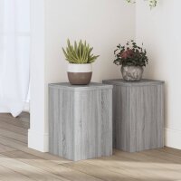 vidaXL Pflanzenständer 2 Stk. Grau Sonoma 20x20x30...