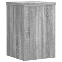 vidaXL Pflanzenst&auml;nder 2 Stk. Grau Sonoma 20x20x30 cm Holzwerkstoff