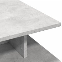 vidaXL Couchtisch Betongrau 102x55x35 cm Holzwerkstoff