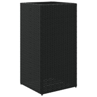 vidaXL Pflanzk&uuml;bel Schwarz 40x40x80 cm Poly Rattan