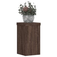 vidaXL Pflanzenst&auml;nder 2 Stk. Braun Eiche 10x10x18 cm Holzwerkstoff