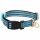 vidaXL Hundegeschirr mit Leine &amp; Halsband Verstellbar Blau S