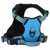 vidaXL Hundegeschirr Reflektierend Verstellbar Blau XL