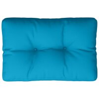 vidaXL Palettenkissen Hellblau 60x40x12 cm Stoff