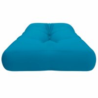 vidaXL Palettenkissen Hellblau 120x40x12 cm Stoff