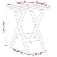 vidaXL Schaukelstuhl mit Klapptisch Wei&szlig; Massivholz Pappel